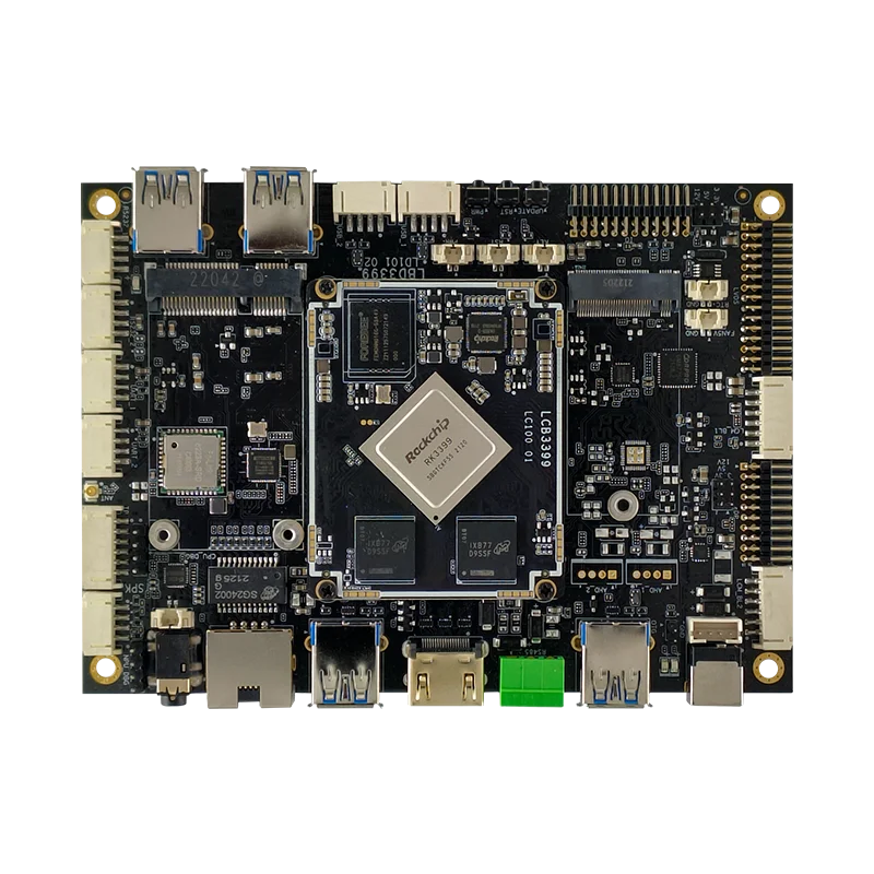 this picture is neardi' rk3399 single board computer LKD3399 2