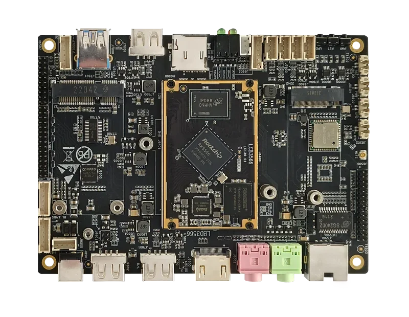 this picture is neardi' rk3566 single board computer LKD3566 2