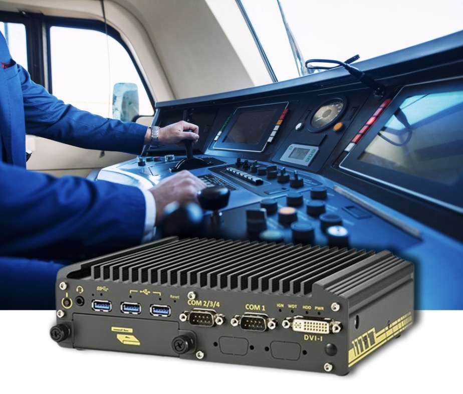 this picture shows that neardi embedded computer can work in industry vehicle scene